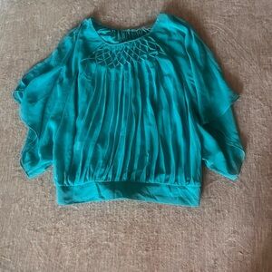 Elegant Teal Women's Top